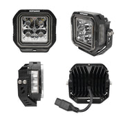 Suparee Jeep Gladiator Hyper 5" LED Pod Lights w/ A-Pillar Brackets