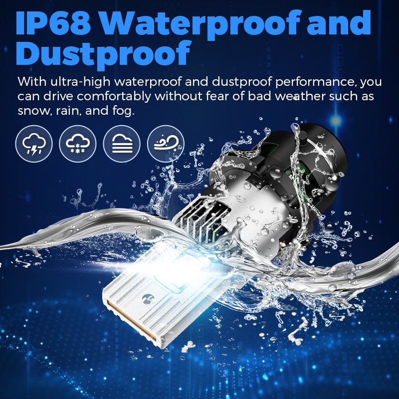 SUPAREE D2S D2R LED Bulbs 35W 6500K White for Headlights