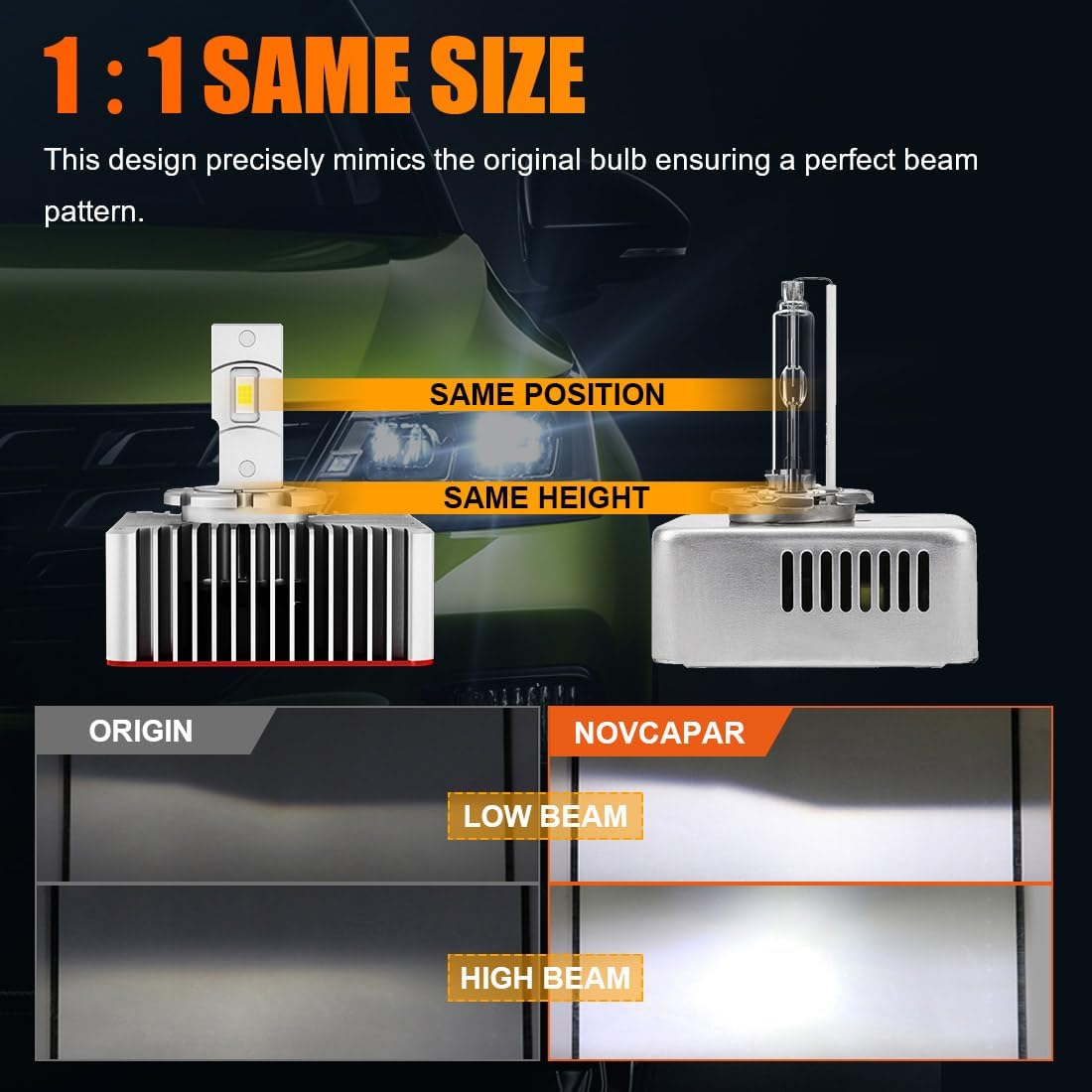 120W High Power D5S LED Light Bulbs Plug N Play