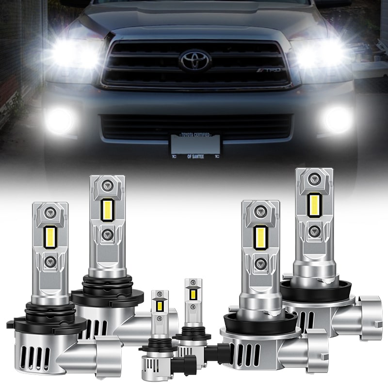 9005 H8 9145 LED Light Bulbs Set for 2007-2013 Tundra – SUPAREE US