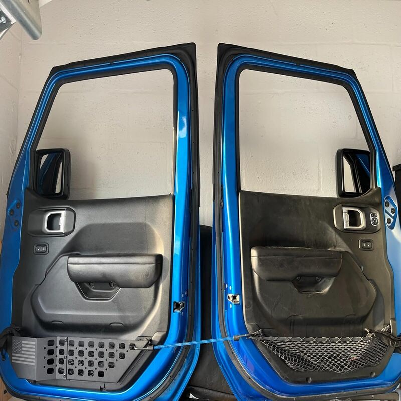 Metal Storage Box Front Side Door for 2018-Later Wrangler JL JLU & Gladiator JT