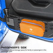 Metal Storage Box Front Side Door for 2018-Later Wrangler JL JLU & Gladiator JT