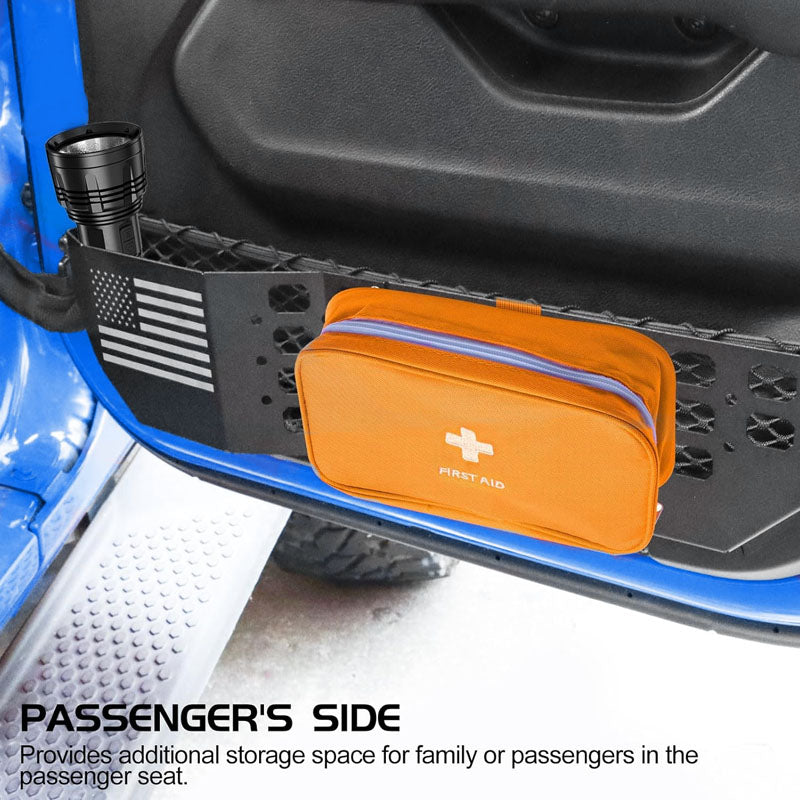 Metal Storage Box Front Side Door for 2018-Later Wrangler JL JLU & Gladiator JT