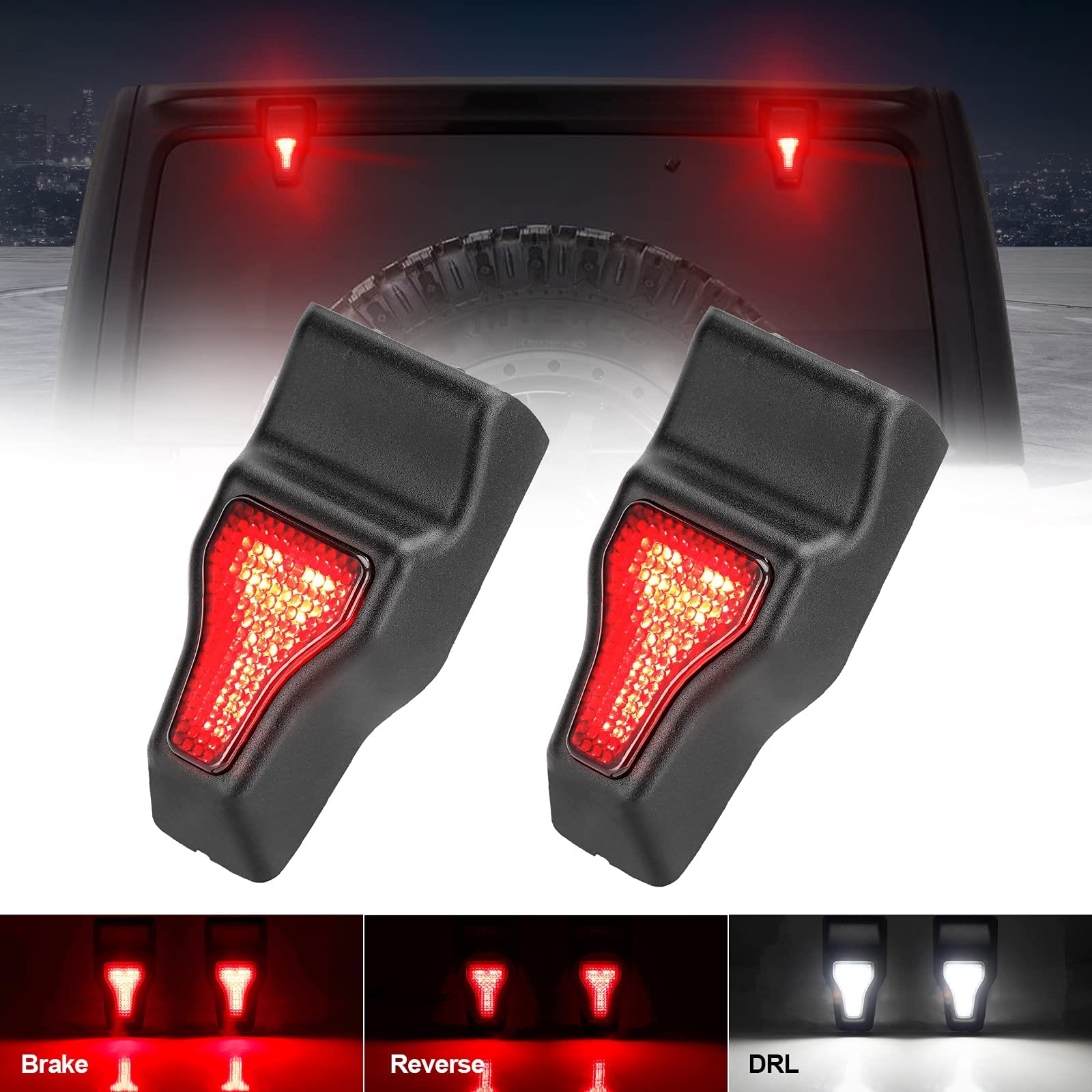 Suparee Jeep Wrangler Brake Light 3Mod for JK JKU JL JLU