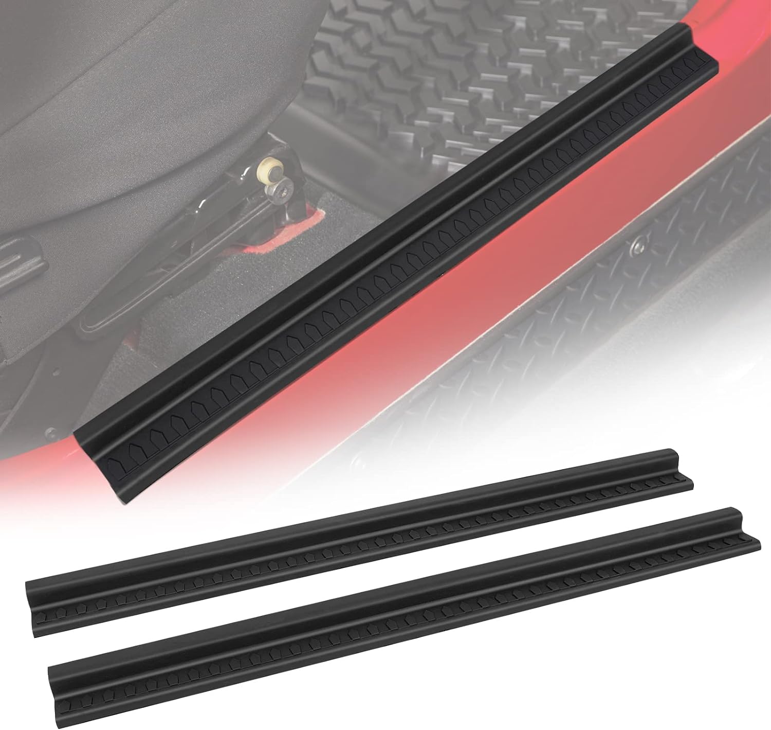 SUPAREE.COM Jeep Door Sill Guards Suparee Jeep Door Sill Guards Kit for 1997-2006 Wrangler TJ 2-Door Product description