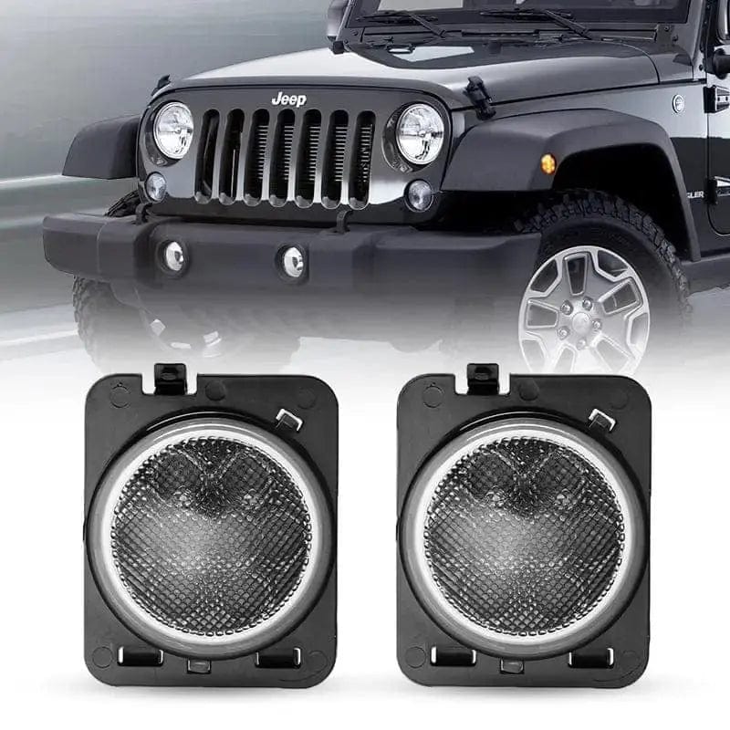 SUPAREE.COM Jeep Turn Signal Lights Jeep Wrangler JK LED Amber Side Marker Light Fender Flares Light Product description
