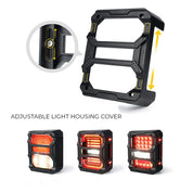 SUPAREE Jeep Turn Signal Lights Jeep Tail Light Guard Cover with Shield Series for 2007-2018 Wrangler JK JKU Product description