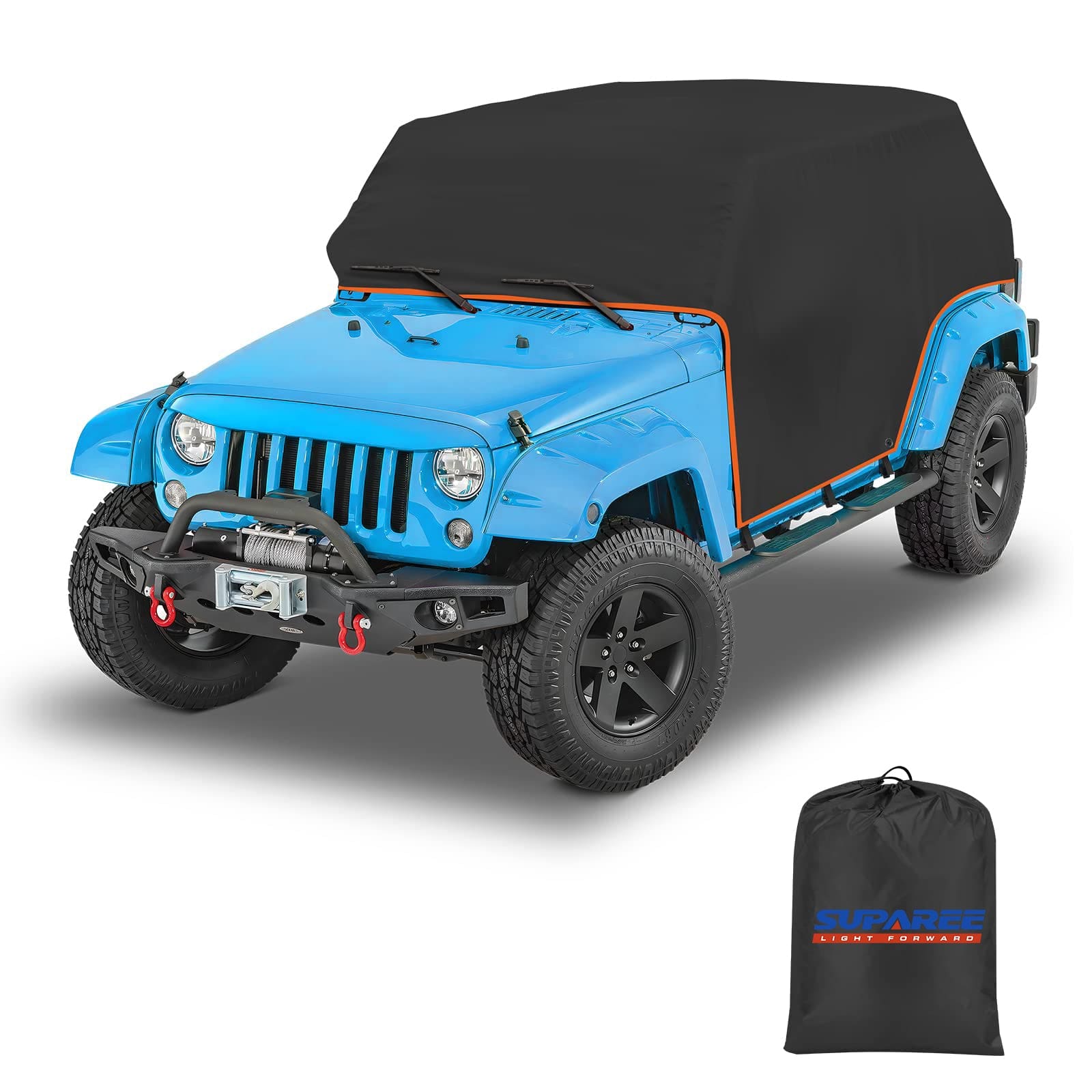 jeep tarp Suparee Jeep Cab Cover Removed Top for 2007-Later Wrangler JK JL 4 Door