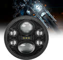 Phare LED Moto 5,75 Pouces - Feux De Route Et Croisement Puissants - Certifié DOT Et E-mark - Compatible Harley, Indian, Triumph - 9