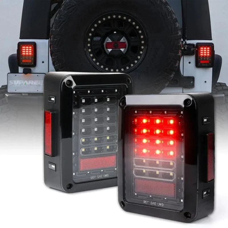 Jeep Wrangler JK LED Tail Lights LED Tail Lights For 2007-2018 - Foto 7