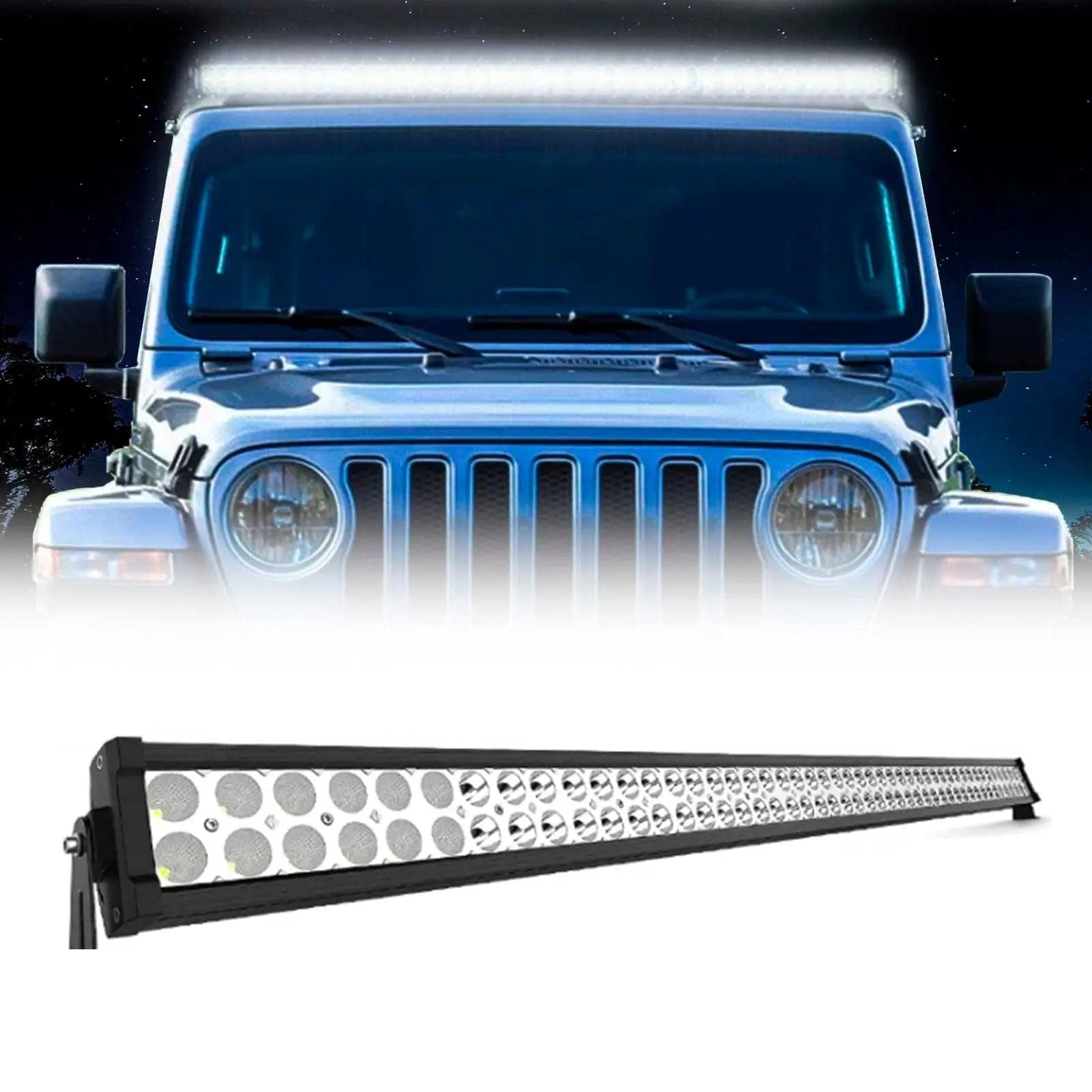 52 inch light bar shop for jeep wrangler