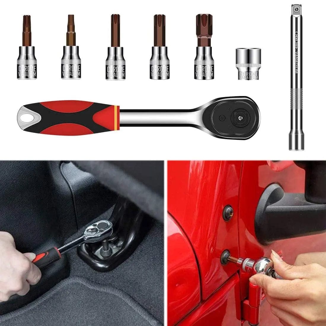Jeep Wrangler Hardtop Door Removal Torx Tools Set Wrench Kits