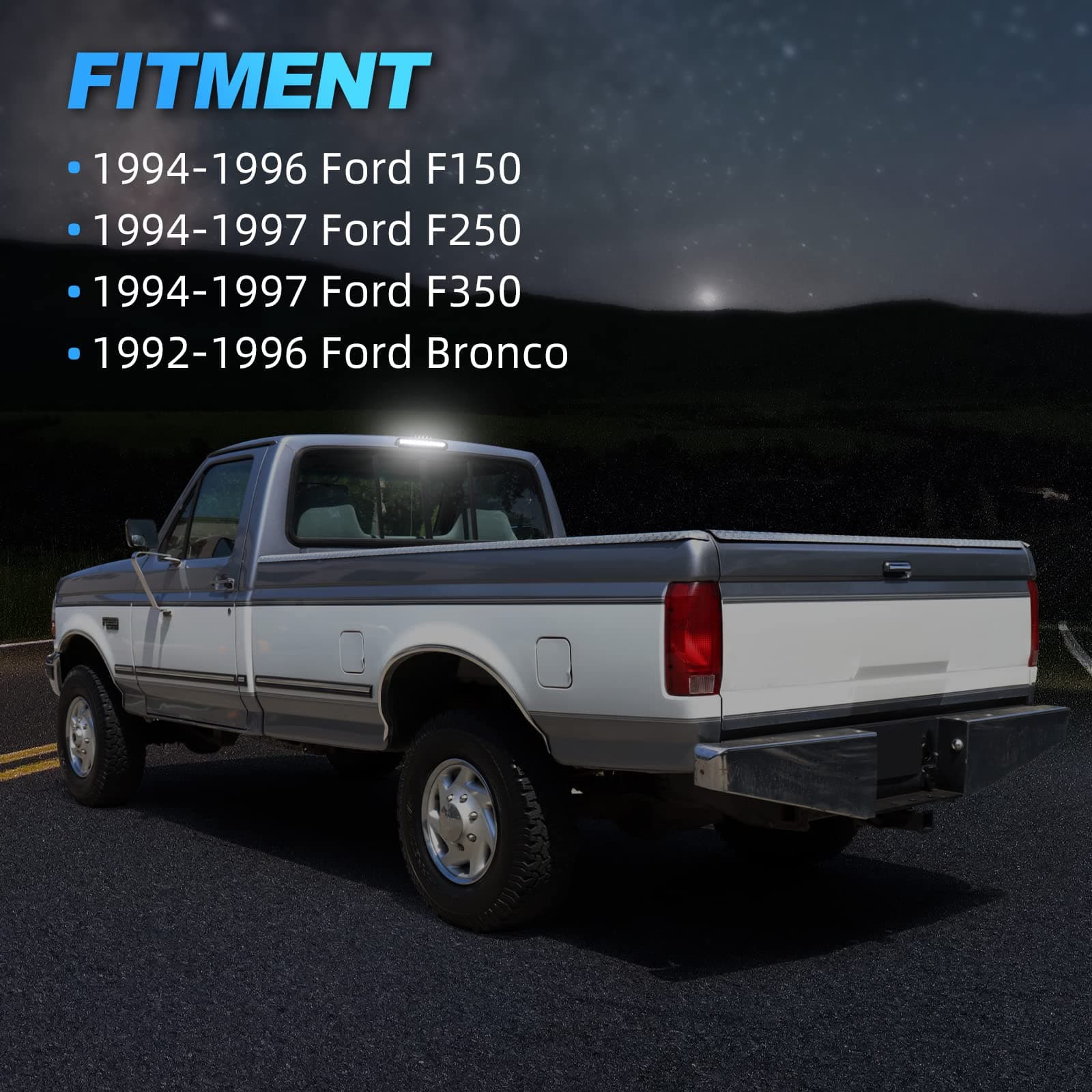 Ford Third Brake Light for 1992-1997 F150 F250 F350 Bronco SUPAREE