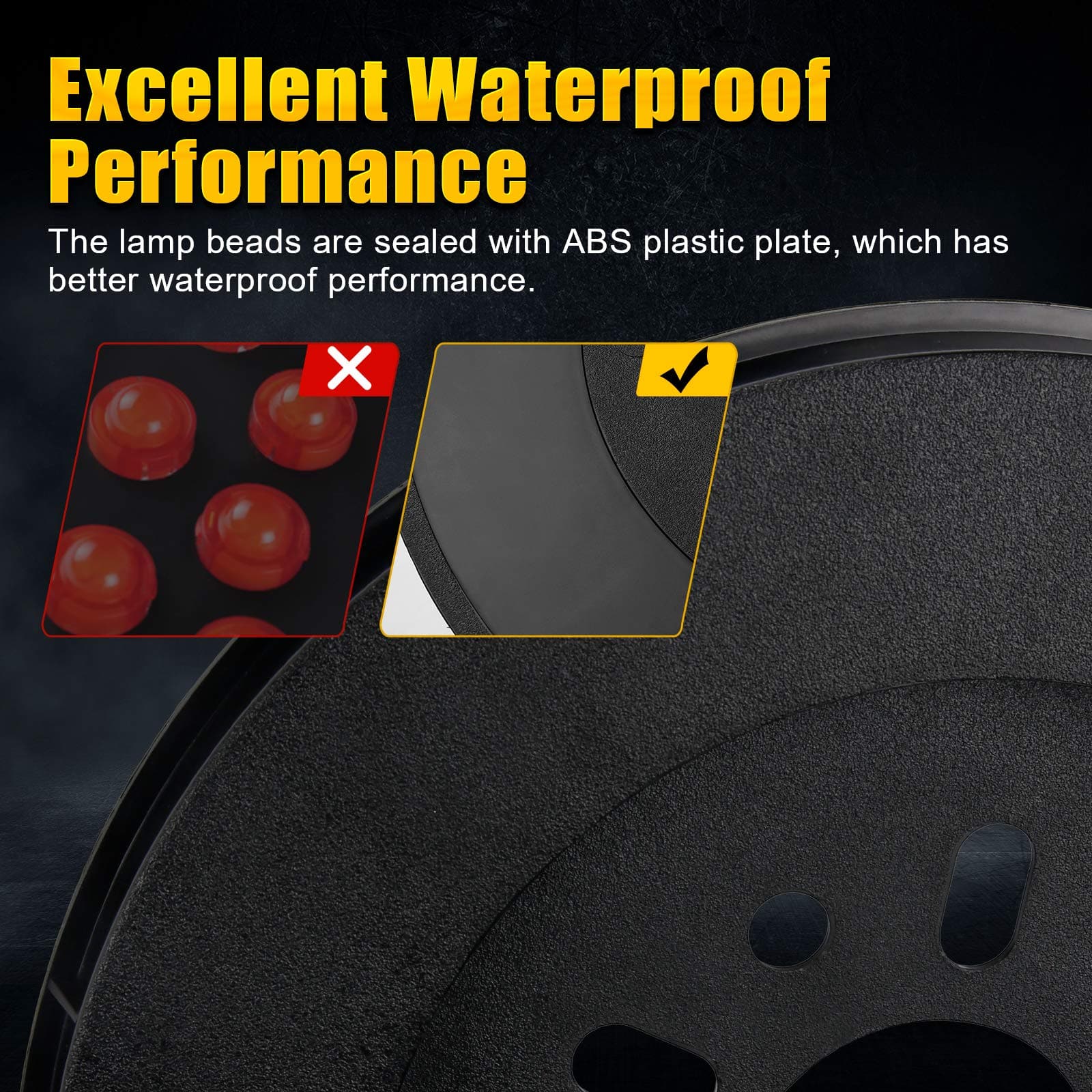 SUPAREE Jeep JK JKU T-Lighting Spare Tire Brake Light Plug & Play 2007-2018 SUPAREE