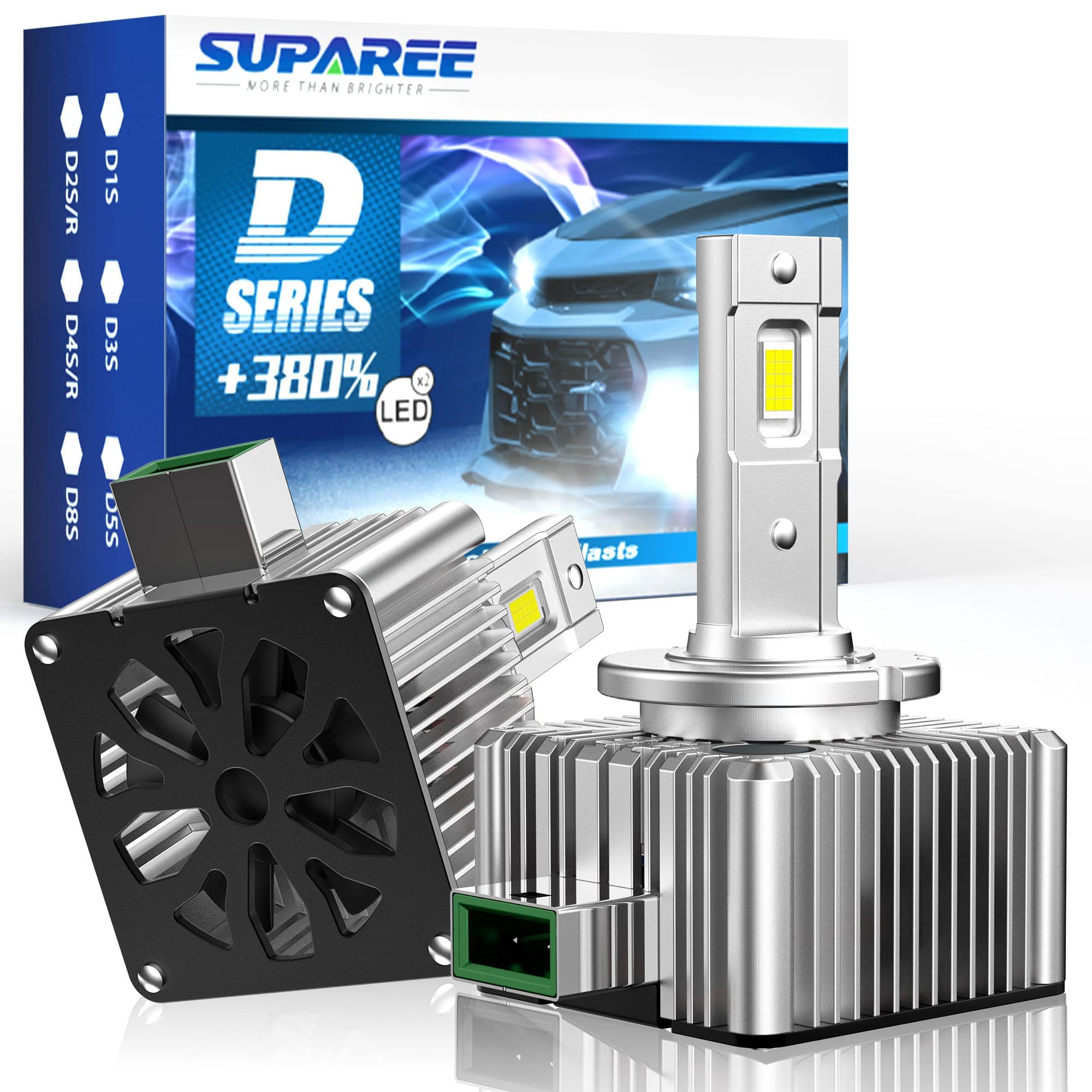 SUPAREE D3S D3R LED Headlight Bulbs 70W Bright LED Conversion Kits