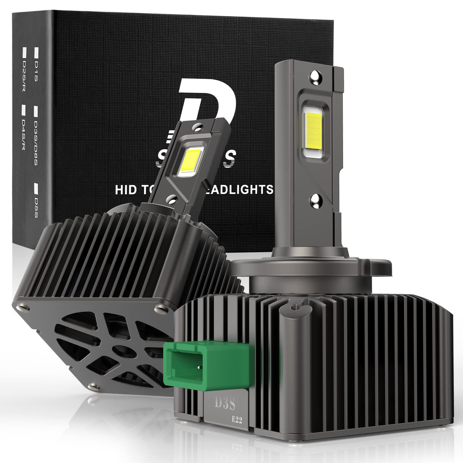 SUPAREE D3S D3R D3C LED Headlight Bulbs Plug and Play