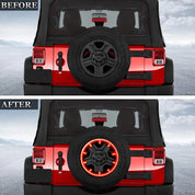 Suparee Jeep JK/JL T-Style Spare Tire 3rd Brake Lights SUPAREE