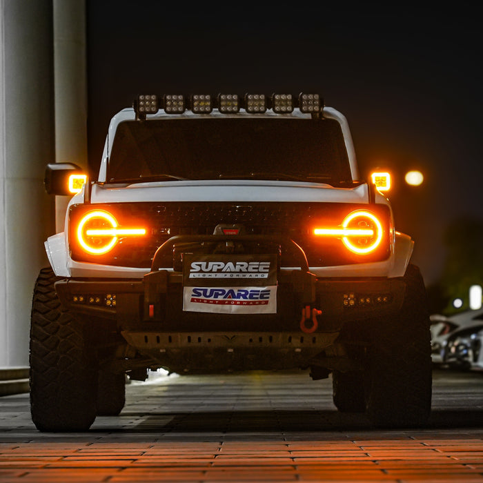 Bronco After Dark: Hyper Lights Turn Concrete Jungles into Your Playground