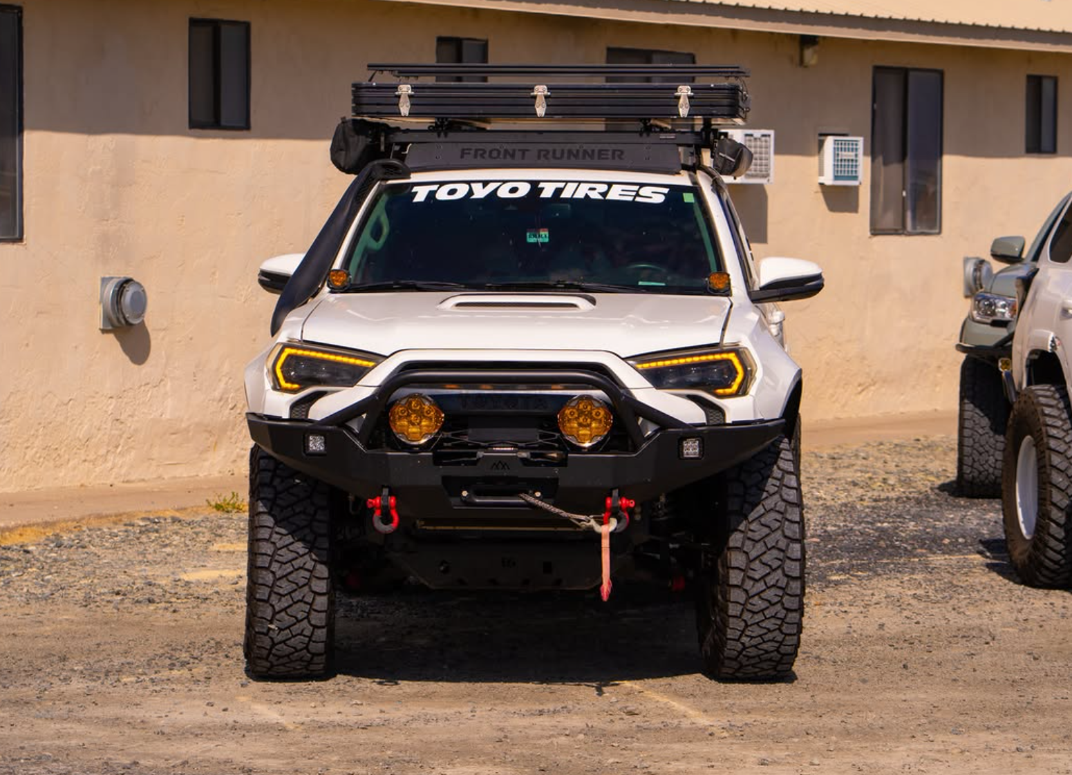 SUPAREE HELM 7 driving lights installed on a Toyota 4Runner TRD Off-Road