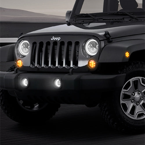 Jeep Halo Led Headlight, Led Tail Light,