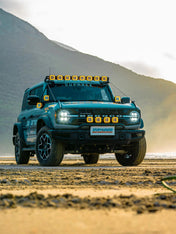 Suparee Ford Bronco Hyper 5" LED Pod Lights w/ A-Pillar Brackets