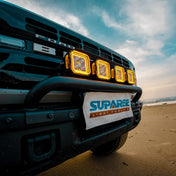 Suparee Ford Bronco Hyper 5" LED Pod Lights w/ A-Pillar Brackets
