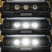 SUPAREE HELM 7'' LED Pod Lights, 13000LM Dual Beam with Amber DRL
