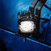 Suparee Recon 1 2" LED Pod Lights Spot Flood Beam With Amber DRL