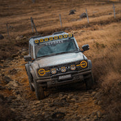 SUPAREE HELM 7'' LED Pod Lights, 13000LM Dual Beam with Amber DRL