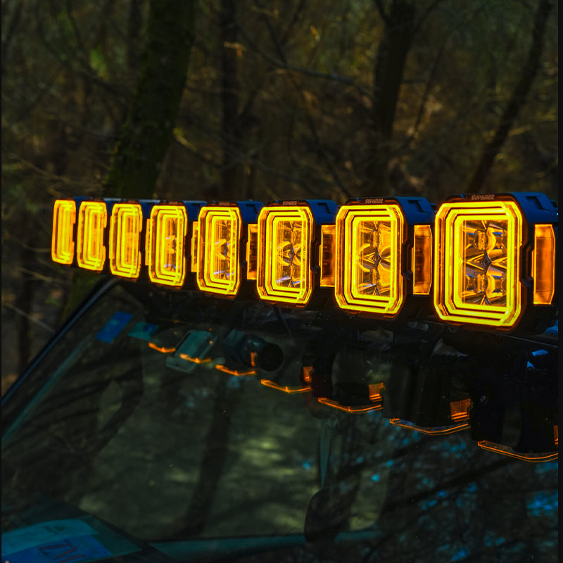 SUPAREE HYPER 5 inch Led Off-Road Lights | IP68/69K Waterproof, DRL & Stepped Halo Twin Kit