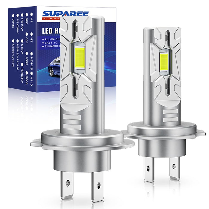 SUPAREE H7 LED Headlight Bulbs 120W with 6500K Cool White