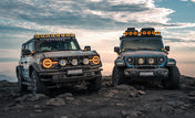 SUPAREE HELM 7 LED Driving Lights, 26692LM Dual Beam with Amber DRL