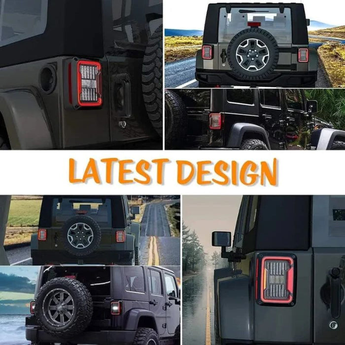 Jeep Wrangler JK Tail Lights feature the latest design for a new upgrade.
