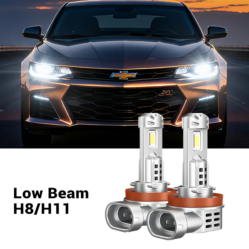 Fit For 2022-2025 Chevrolet Malibu H11 9005 LED Headlight Bulbs
