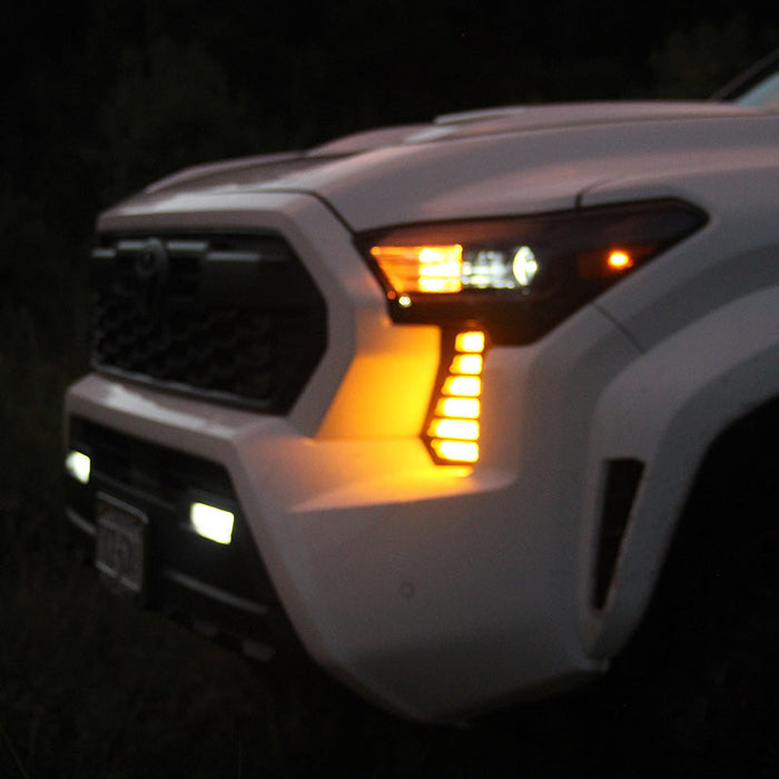 Suparee Bumper LED Fog Lights Dual Color for 2024 Toyota Tacoma