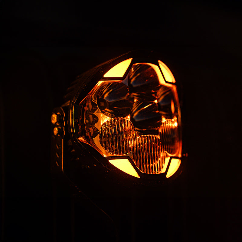SUPAREE HELM 7'' LED Pod Lights, 13000LM Dual Beam with Amber DRL