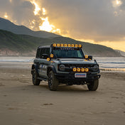 SUPAREE HYPER 5 inch Led Off-Road Lights | IP68/69K Waterproof, DRL & Stepped Halo Twin Kit