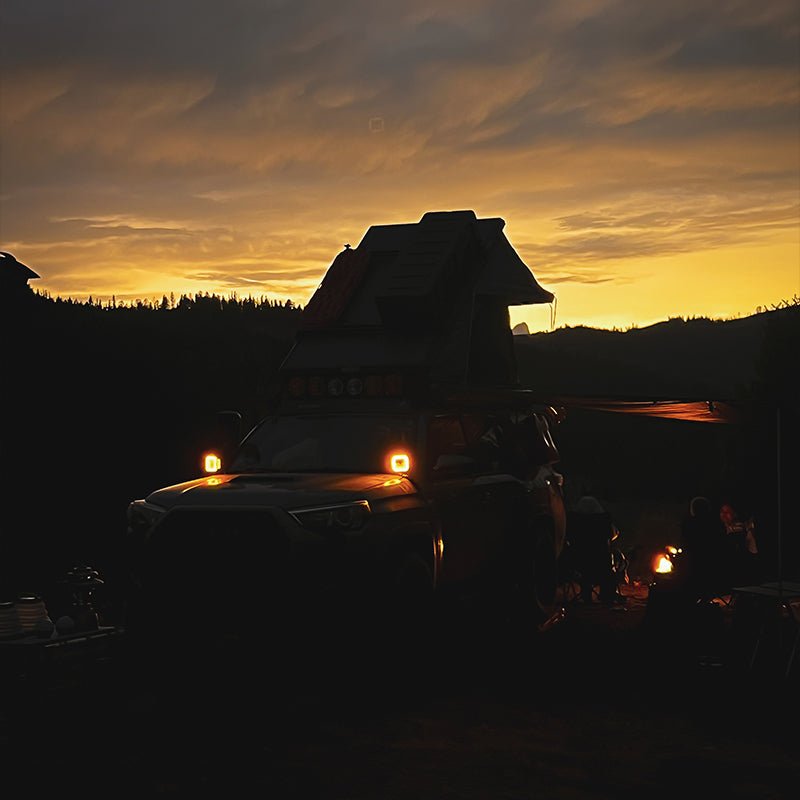 SUPAREE HYPER 5 inch Led Off-Road Lights | IP68/69K Waterproof, DRL & Stepped Halo Twin Kit