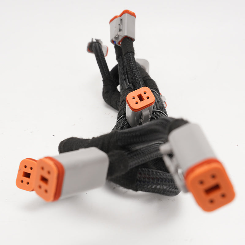 8-Output 4-pin Wiring Harness Universal