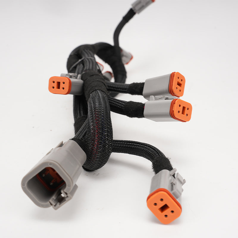 8-Output 4-pin Wiring Harness Universal