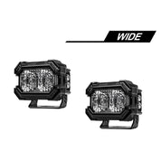 Suparee Recon 2 3" LED Pods with Amber DRL Spot and Wide Beam