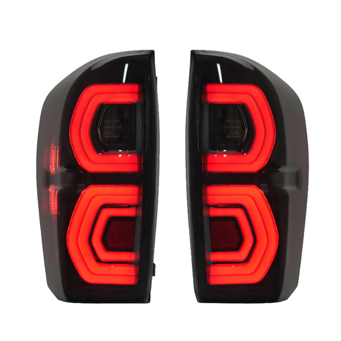 Suparee Double C-Shape LED Tail Lights for 2016-2023 Toyota Tacoma