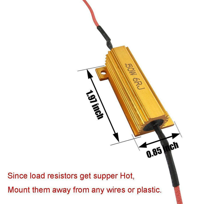 LED Load Resistor for Tail Light Bulbs And Turn Signals