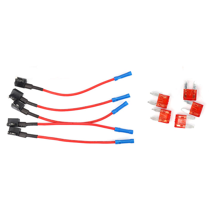 5 Pcs 12V Mini Fuse Box Circuit Holder Adapter