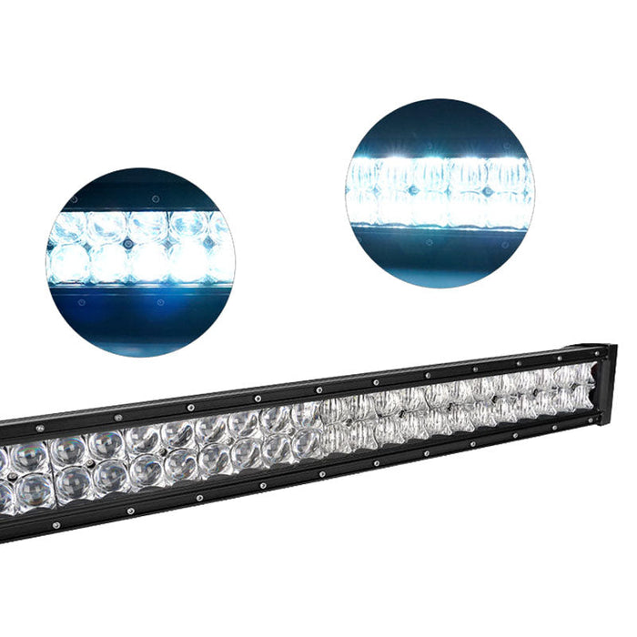 52" RGBW LED Light Bar with Bluetooth Control for Jeep Wrangler