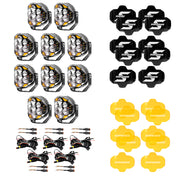 SUPAREE HELM 7'' LED Pod Lights, 13000LM Dual Beam with Amber DRL