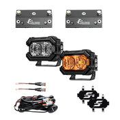 Suparee Recon 2 3" LED Pods with Amber DRL Spot and Wide Beam
