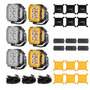 SUPAREE Hyper 5 inch IP68/IP69K, DRL & Stepped Halo Twin Kit Led Off-Road Lights