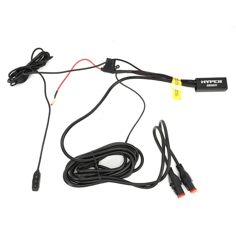 Hyper 5 2-Output 4-pin Wiring Harness Universal