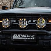 SUPAREE HELM 7'' LED Pod Lights, 13000LM Dual Beam with Amber DRL